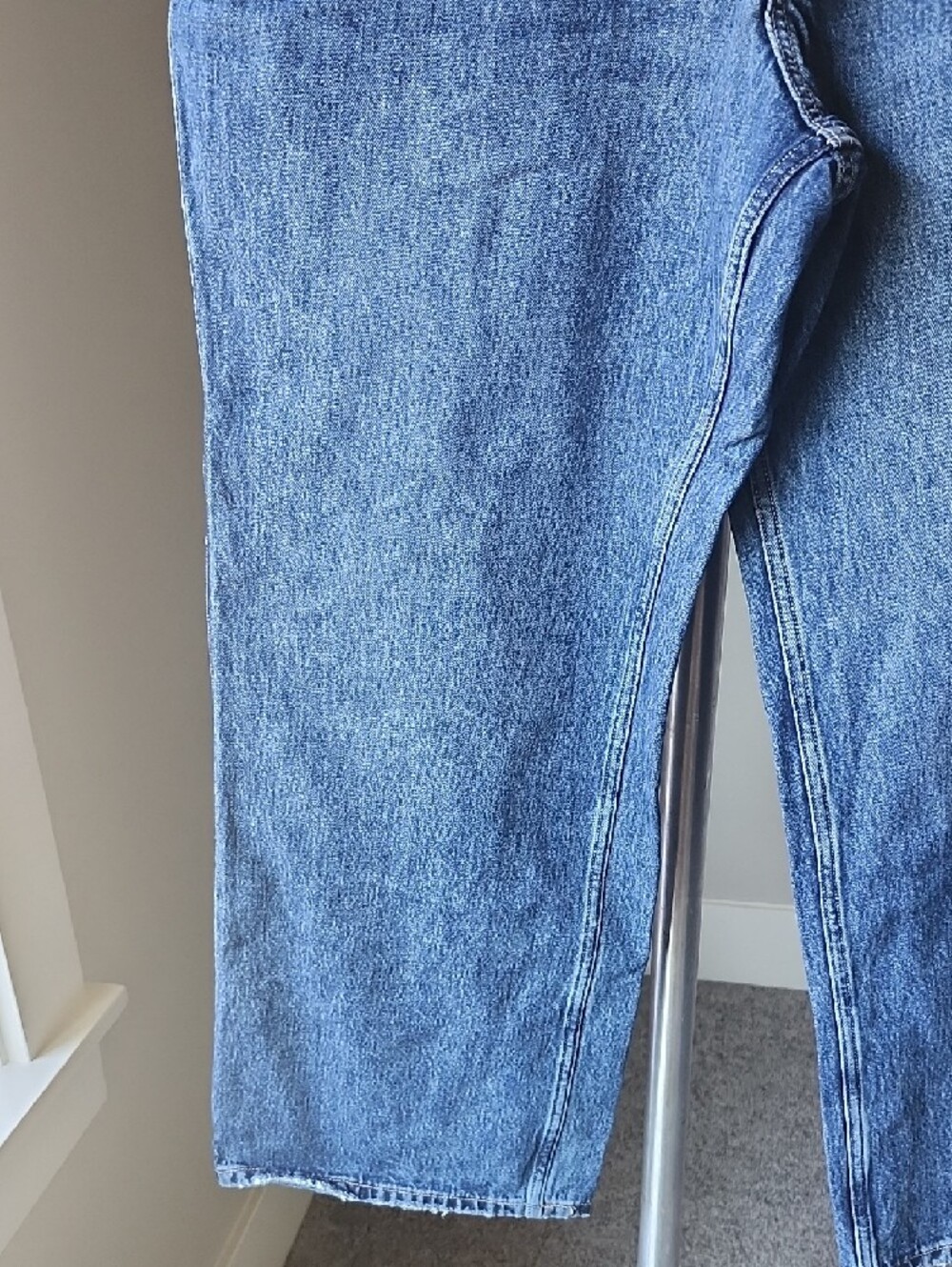 Hollister Women's Light Blue Baggy Mid Rise Fit Jeans - Picture 5 of 6